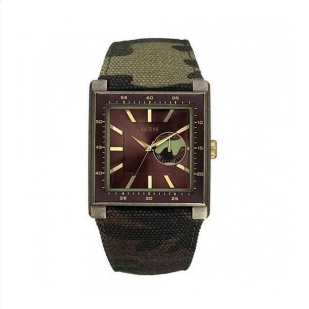 guess camouflage watch